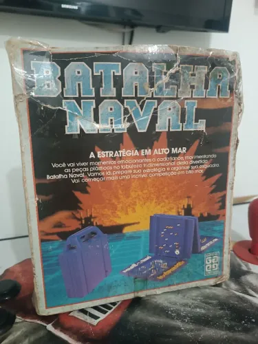 Batalha naval da Grow anos 80. Item ideal para colecionadores