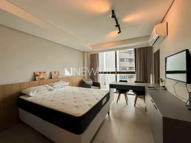 Apartamento para locação no Edifício Rooftop.470, em Boa Viagem  28,32m², 1 quarto, mobili