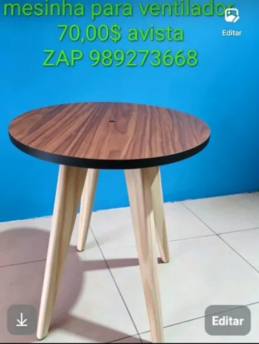 Mesinha para ventilador