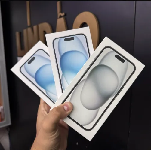 LOJA FÍSICA. IPHONE 15 128GB CORES | NOVOS LACRADOS COM 1 ANO