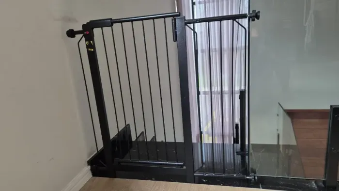 Grade Porta FIT preta com extensor