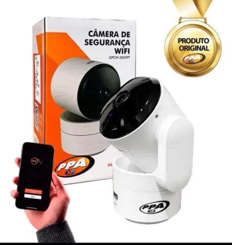 Câmera Inteligente C/Áudio PPA 360° Interna Wifi Smart On 3MP