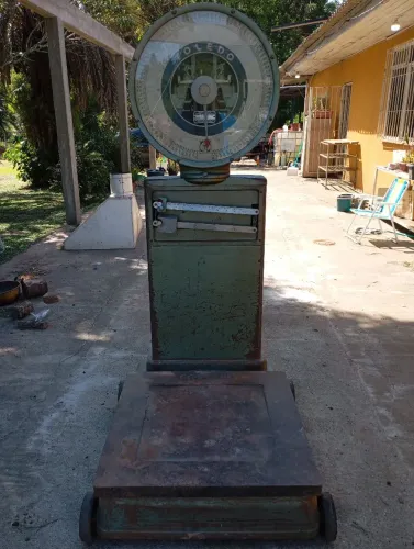 Balança Toledo de Relógio antiga - 750kg