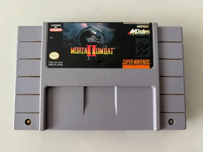 Fita Mortal Kombat 2 Super Nintendo