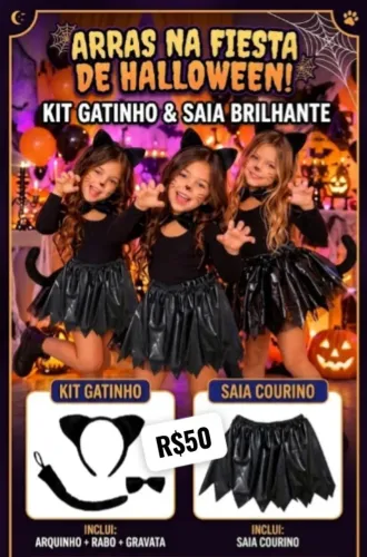 FANTASIA HALLOWEEN GATINHO