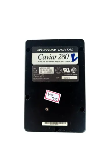 winchester hd WESTERN DIGITAL IDE CAVIAR 280 WDAC280 80MB HD75