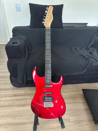 Guitarra Tagima TG-510 TW Series Vermelha Metálica (Regulada e Conservada)