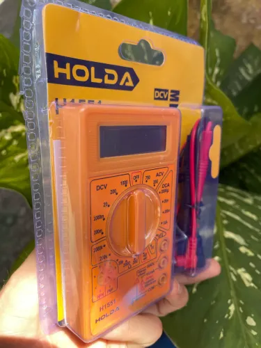 Multímetro Digital Holda H1551 - Tensão, Corrente, Resistência e Transistor