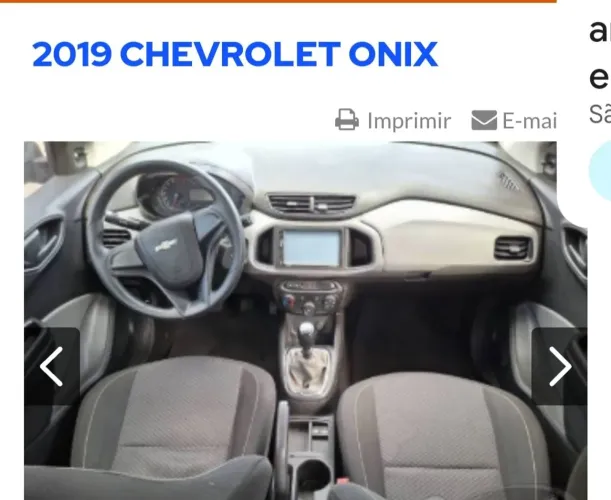 Chevrolet Onix JOY Hatch 1.0 8V Flex Mec. 4P 2019