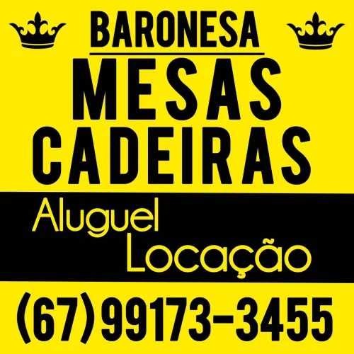 LOCAÇÃO MESAS CADEIRAS ALUGUEL