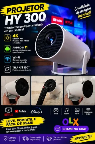 projetor Hy 300 Android 11