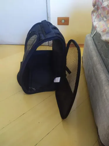 Bolsa transporte Pet filhote praticamente nova