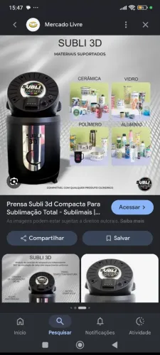Vendo forno 3D para sublimação 