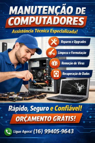 MANUTENÇAO de PCs e NOTEBOOKS
