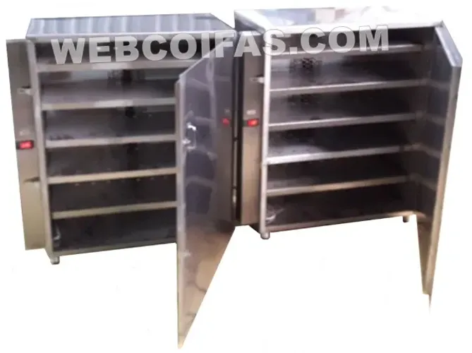 Marmiteiro a seco industrial em aço inox. 