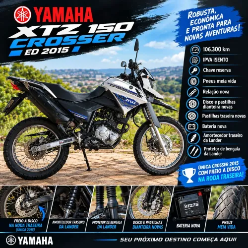XTZ 150 Crosser Branca