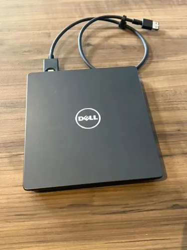 Gravador e Leitor de DVD/CD Externo Dell K01B - Conexão eSATA (Original)