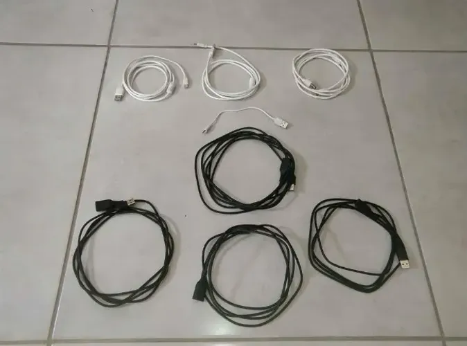 Cabo USB 3.0 tipo C, cabo USB tipo micro, extensão USB 3.0