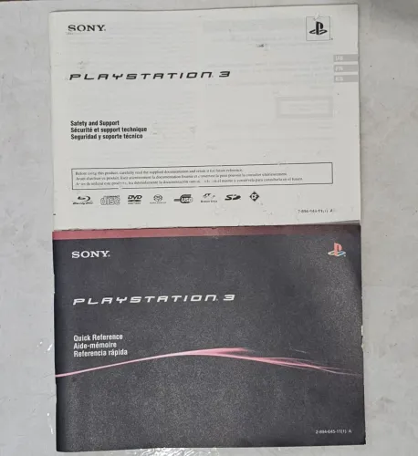 Manual original PS3. Videogame Manual PlayStation 3