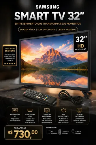 Tv Samsung smart 32 super conservada