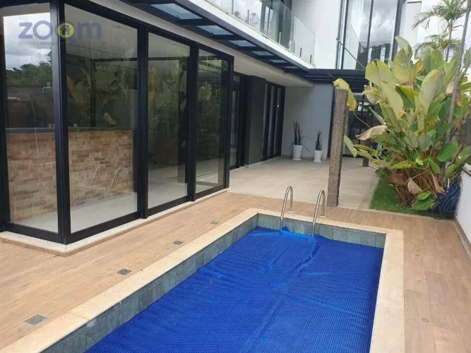 Casa Alto Padrão em Condomínio em Jundiaí Brisas da Mata com 3 Suítes, Piscina e Elevador