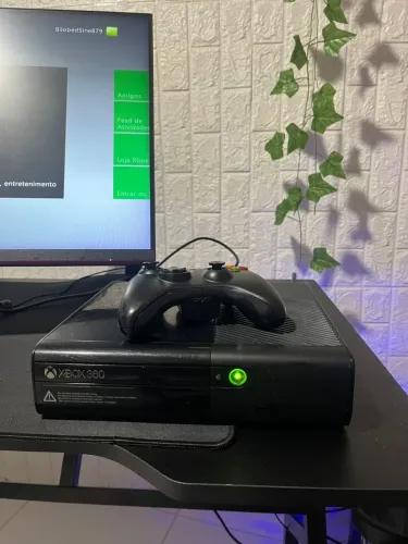 XBOX 360 SLIM + HD COM 109 JOGOS