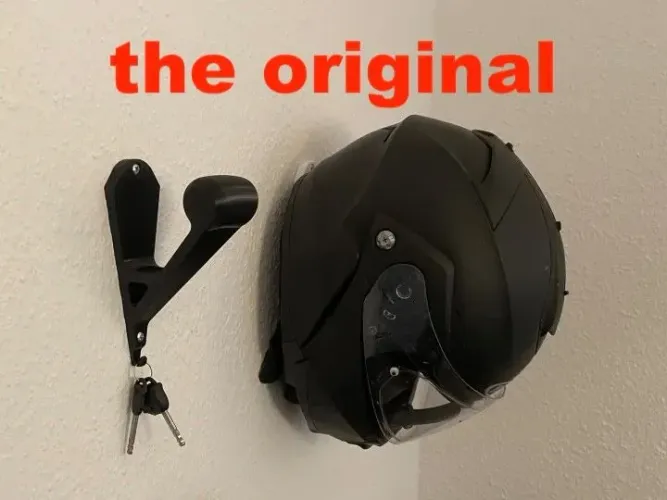 Suporte Capacete, chaves e jaqueta. 