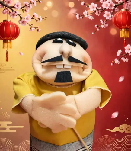 Sr. Xing ling fantoche meio corpo 30 cm