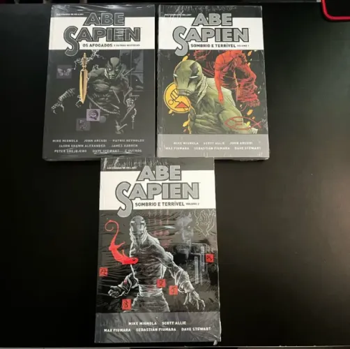 Abe Sapien: Os Afogados e Outras Histórias Vol. 1 e Abe Sapien: Sombrio e Terrível Omnibus