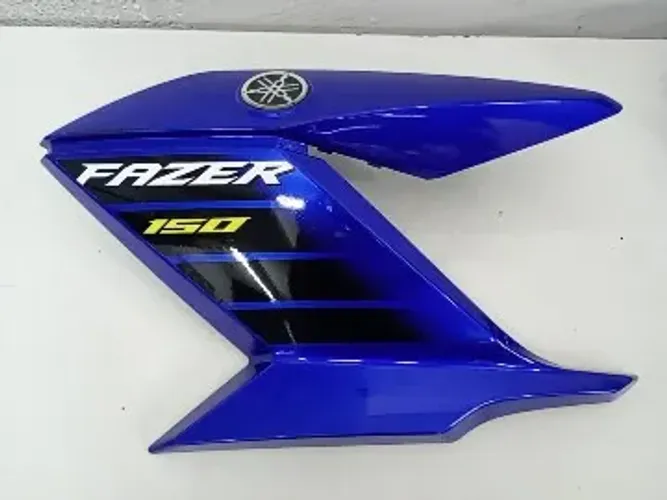 Aba Tanque Esquerdo Fazer 150 2022 Azul Com Adesivo 