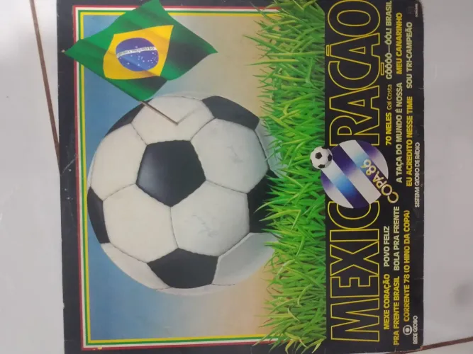 Disco de vinil da copa