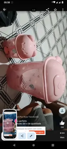 Lixeira e cesto novos