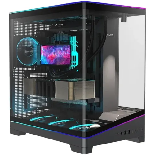 Gabinete Gamer Redragon View ARGB *Com Fita Led Rgb *Sem Fan Led* ATX, Micro-ATX - WZetta