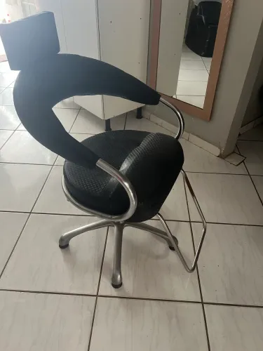 Poltrona cabeleireiro hidráulica 