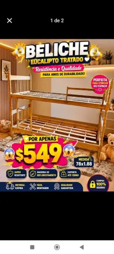 Beliche nova na promoção