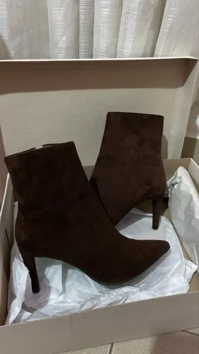 Bota Feminina Camurça Cano Baixo