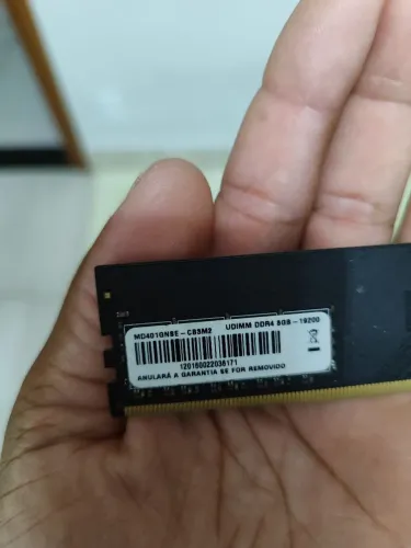 Memória ram ddr4 8gb 2400mhz