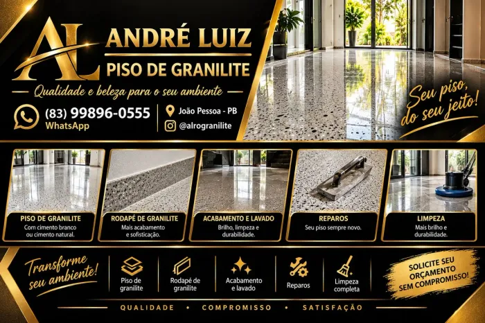 Piso de granilite.