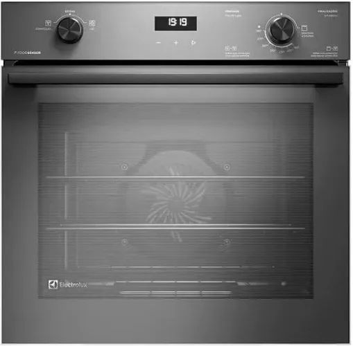 Forno a Gás de Embutir Electrolux 80L Cinza OE8GF 220V - Nova e Lacrada