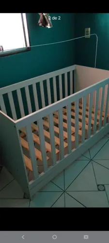 Vendo berço com colchão