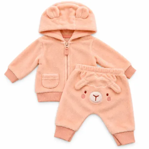 Conjunto longo bebê 2 peças atoalhada ovelha Carter's