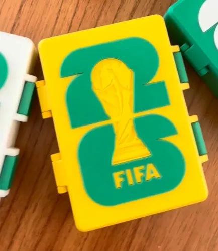 Porta figurinha caixa copa 2026