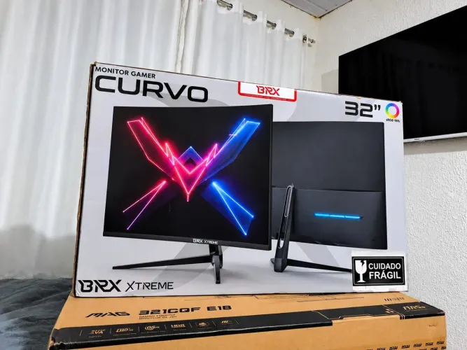 Monitor Gamer BRX Xtreme Curvo 32 polegadas