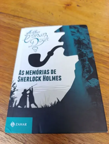 LIVRO AS MEMÓRIAS DE SHERLOCK HOLMES - ARTHUR CONAN DOYLE CAPA DURA EDIÇÃO LUXO - ZAHAR