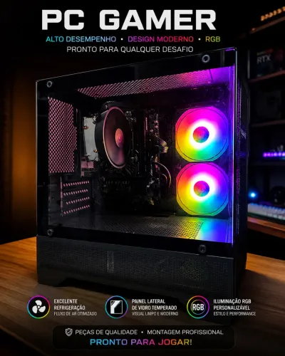 Pc gamer Ryzen 7 5700G / 16GB RAM / 1TB SSD