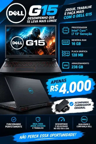 VENDO OU TROCO NOTEBOOK DELL G15