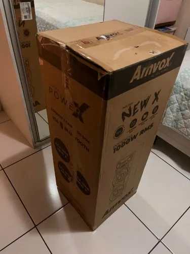 Caixa de som Amvox potência 1000w RMS!