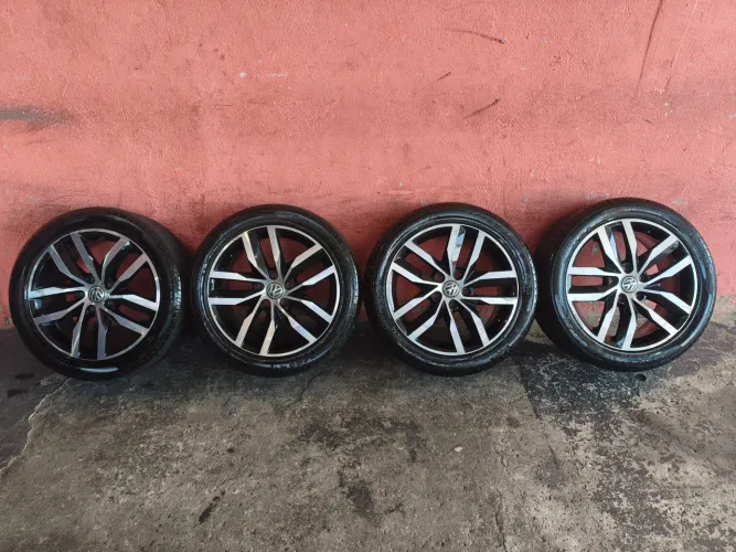Rodas aro 17 golf TSI furacão 5/112 