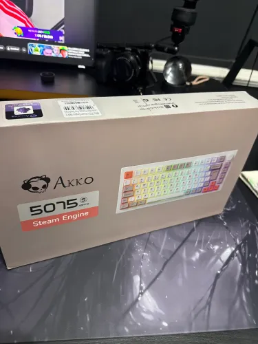 Teclado Mecânico Akko Steam Engine 5075 ABNT2 RGB