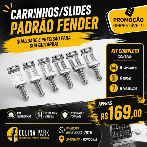 Carrinhos Padrão Fender (Guitarra)